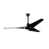 Ventilador de techo 1.52 m (60 pulgadas) 3 aspas color negro