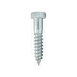 Tornillo tirafondo zincado 3/8x2 pulg s/5