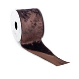 Liston navideño con borde de alambre 3 m harvest velvet satin