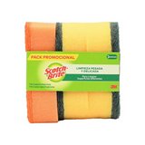 Esponja limpieza pesada y delicada scotch brite 3 piezas