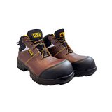 Zapato industrial cafe dielectrico anti perforante talla 9