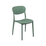 SILLA DE PLASTICO 46x54.5x79 cm VERDE