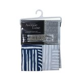CORTINA PARA BAÑO RETRO TIMELESS MULTI 14 PIEZAS