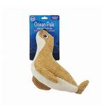 Juguete para mascota peluche de foca café