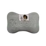 Alfombra para mascota de microfibra 40.6x60.9 cm gris