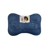 Alfombra para mascota de microfibra 40.6x60.9 cm azul
