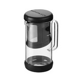 Cafetera personal de vidrio con filtro 350 ml 02-strenght negro