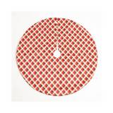 Pie de arbol navideño 1.22 m tdxmas rojo