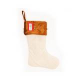 Bota navideña 28x43 cm cbxmas beige