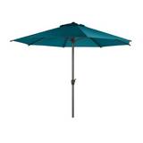 Sombrilla octagonal de acero/poliester 300x300 cm loompa azul canario