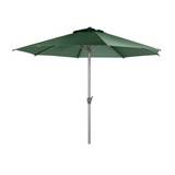 Sombrilla octagonal de acero/poliester 300x300 cm loompa verde oliva