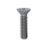 Tornillo estufa cabeza plana 3/16x1 1/4 pulg