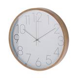 Reloj para pared de madera 30.5x4 cm
