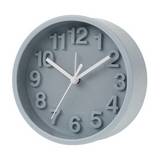 Reloj para pared con alarma 13x5 cm celeste