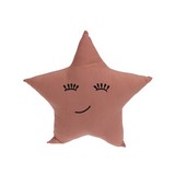Cojin decorativo 40 cm estrella rosada