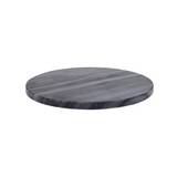 Base de marmol redondo 24 cm gris oscuro