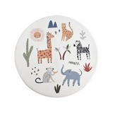 Alfombra decorativa redonda 100 cm animalitos surtido