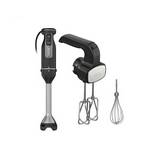 Batidora de mano electrica de acero inox 3 en 1 negro 7 piezas