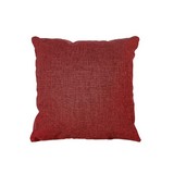 Cojín decorativo cuadrado con zipper 45x45 cm rojo rabat