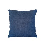 Cojín decorativo cuadrado con zipper 45x45 cm azul rabat