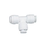 Te plastica para filtro presion 3/8x1/4x3/8 pulg