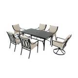 Comedor para exterior de metal cojin beige fm182 s/7