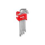 Juego de llaves allen torx tipo t10-t50 9 piezas