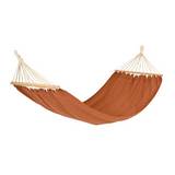 Hamaca de poliester 200x100x3 cm naranja