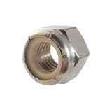 Tuerca de seguridad inoxidable rosca ordinaria 3/8 pulg s6