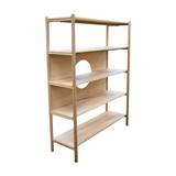 Estante organizador de madera 119x40 cm arden beige