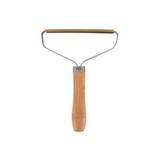 CEPILLO PARA ELIMINAR PELUSA DE METAL CON MANGO DE MADERA 13.2x2.7x17.5 cm