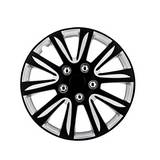 Copas para rin de carro 16 pulg (40 cm) black silver