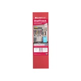 Closet organizador multiuso 1.83x30cm sistema shelftrack