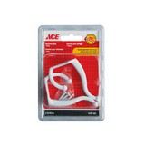 Gancho con tornillos 5.8cm blanco par
