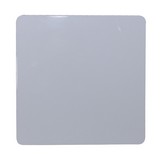 Plato cuadrado de melamina 28 cm blanco