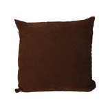 Cojin decorativo de tela chenilla 45x45 cm cafe