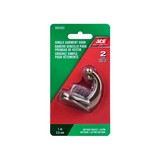Gancho con tornillos 2.5cm (1pulg) laton envejecido par