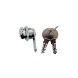 Cerradura para gaveta con llave acero 2,79x9,65cm inoxidable
