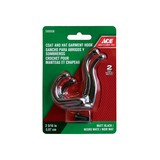 Gancho para prendas con tornillos 5.87cm (2 5/19pulg) negro mate par
