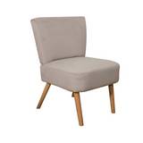 Silla moderna de poliester/madera 55x63x76 cm gris
