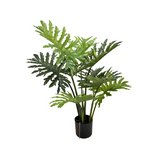 Planta artificial con maceta 90 cm hojas verde