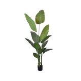 Planta artificial con maceta 220 cm hojas verde