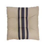 Cojin decorativo 40x40 cm blanco/azul