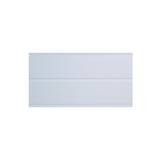 Tablilla pvc basic con division brillo 6mmx1.18 m blanco