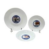 Vajilla de ceramica blanca 18 piezas