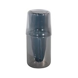 Jarra para agua con vaso de vidrio gris torna cb05-37