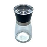 Pimentero de vidrio 6x6.5x13 cm negro