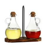 Aceitera de vidrio con base 9x13 cm 3 piezas