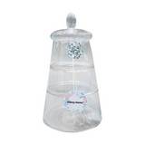 Deposito para alimentos de vidrio 14.5x29x17 cm