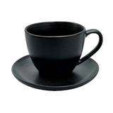 Taza y plato de porcelana 300 ml